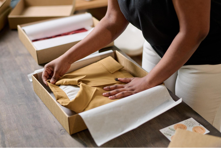 Packing clothes