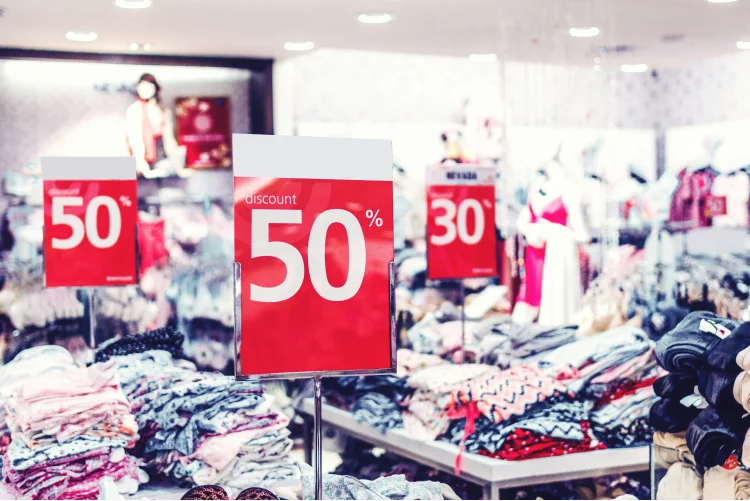 50 discount sign