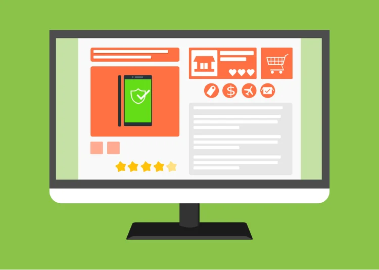 E-commerce online shop web template