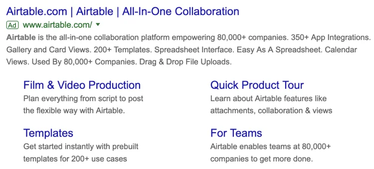 Airtable Google Ads