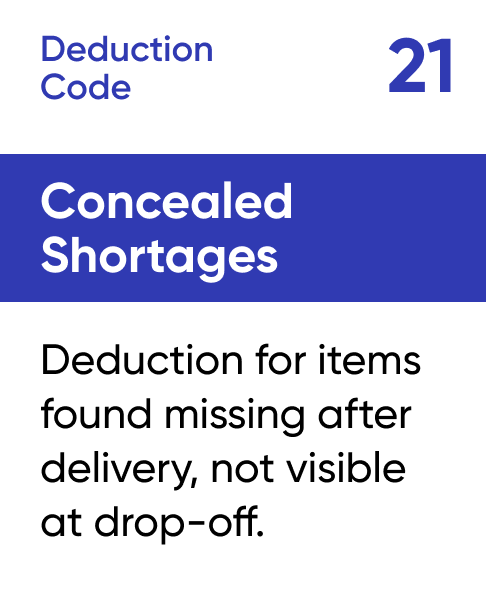 Deduction Code