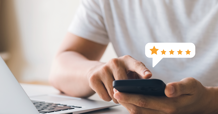 Feature 5-star rating reviews as social proof for your Full funnel off-Amazon advertising to help your customers trust your brand