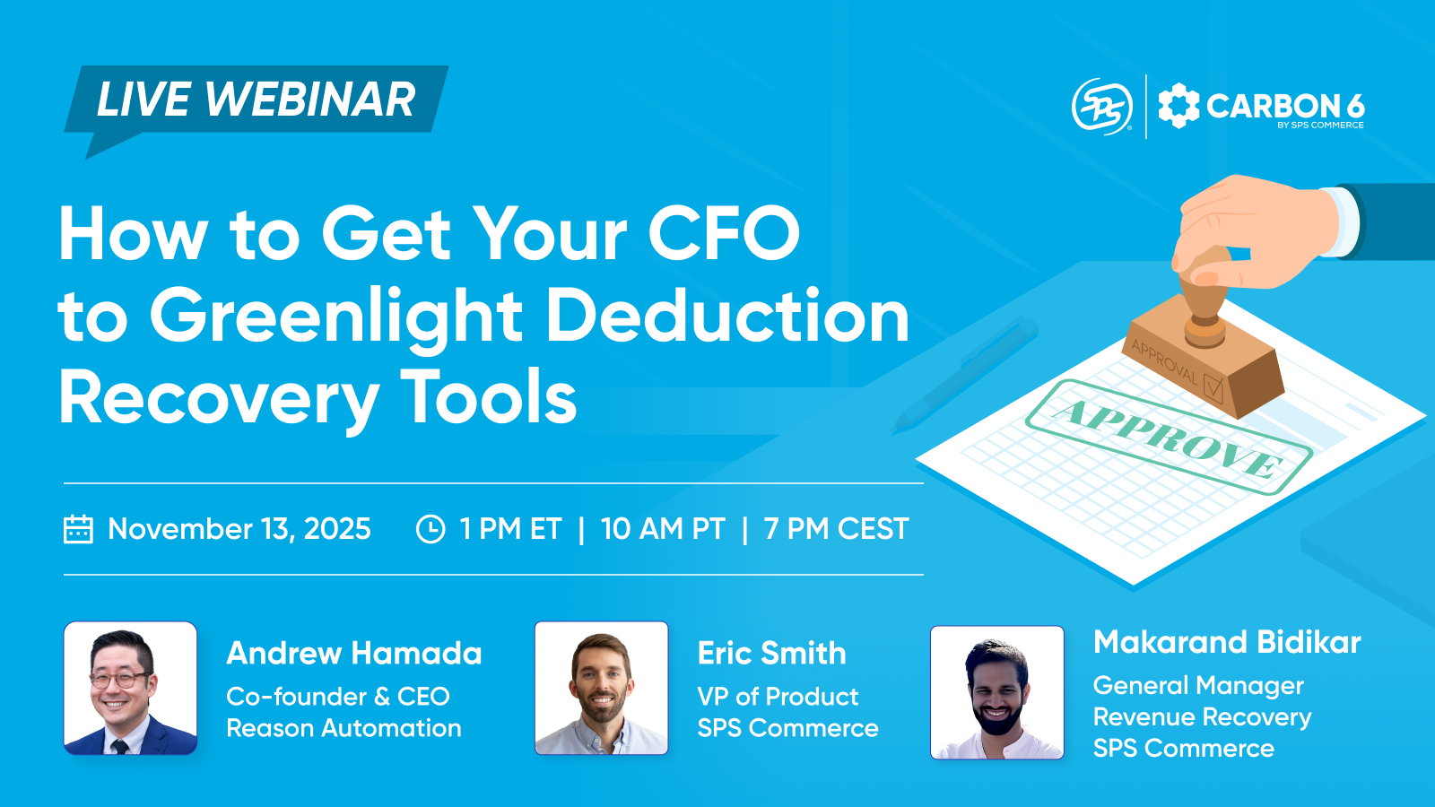 🎬 Webinar: How to Get Your CFO to Greenlight Deduction Recovery